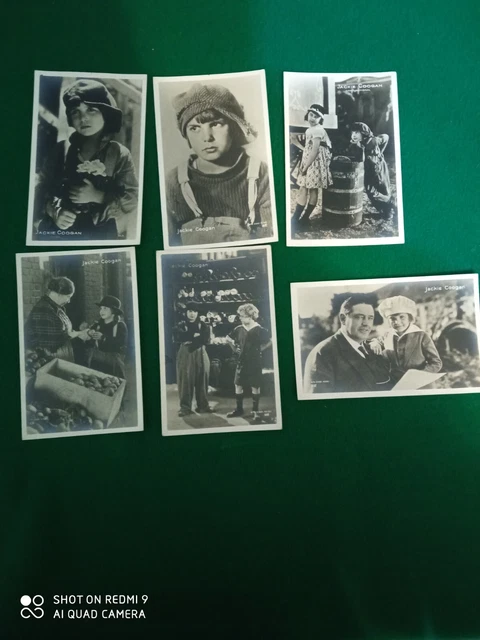 Lotto 9 Cartoline  f.p. Non Viaggiate di Jackie Coogan