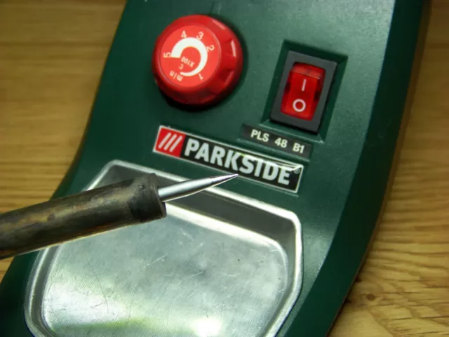 2off Parkside SMD Slim Cone 0.3mm Solder Iron Tip PLS48 A1 B1 C1 D2 Lidl Aldi M4