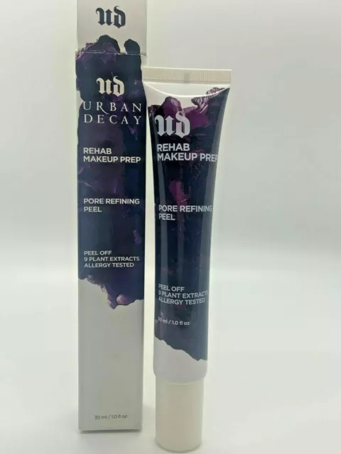 New In Box Urban Decay Rehab Makeup Prep Pore Refining Peel Full Size 30ml