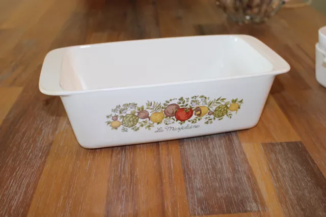 Vintage Corning Ware P-315-B “Spice of Life- La Marjolaine” Bread Loaf Pan