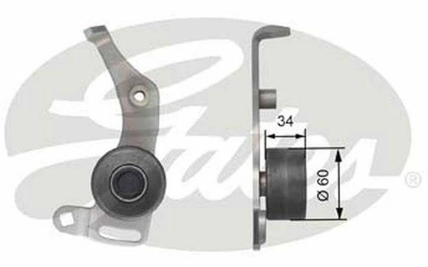 GATES Galet tendeur pour CITROEN C15 JUMPY T41138 - Pièces Auto Mister Auto