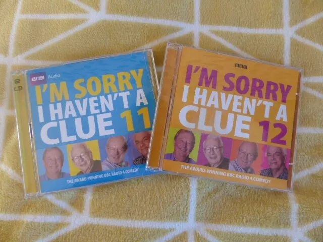 "I'm Sorry I haven't a clue CDs Bundle  BBC Vols 11 & 12 with Humphrey Lyttelton
