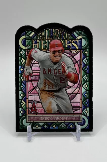 2013 Topps Archives Gallery Of Heroes #MT Mike Trout Stained Glass SP