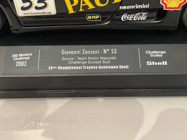 Magnifique Et Rare Ferrari 360 Modena  Challenge 1/18 Apycars 3