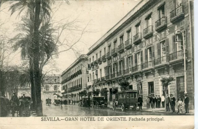 Spain Sevilla - Gran Hotel de Oriente old postcard