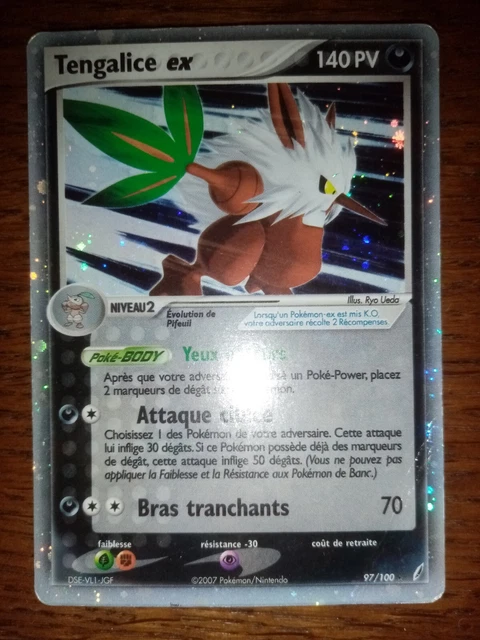 Pokemon Card - *EXCELLENT* Tengalice Ex 97/100 Crystal Keepers