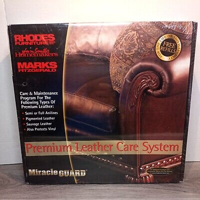Sistema de cuidado y mantenimiento de cuero premium Rhodes Furniture Miracle Guard SELLADO