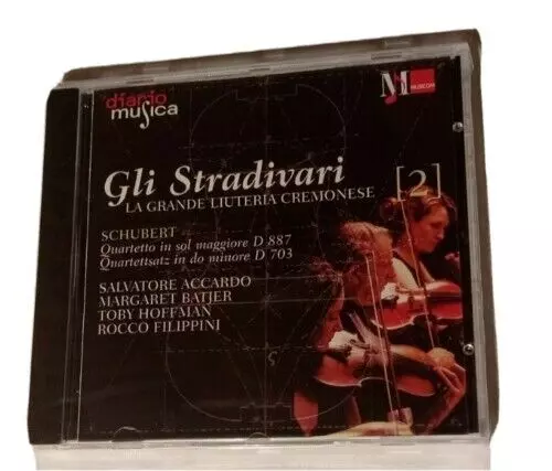 CD Gli Stradivari 2 Schubert Quartet D887 Quartettesatz - Accardo Batjer Hoffman