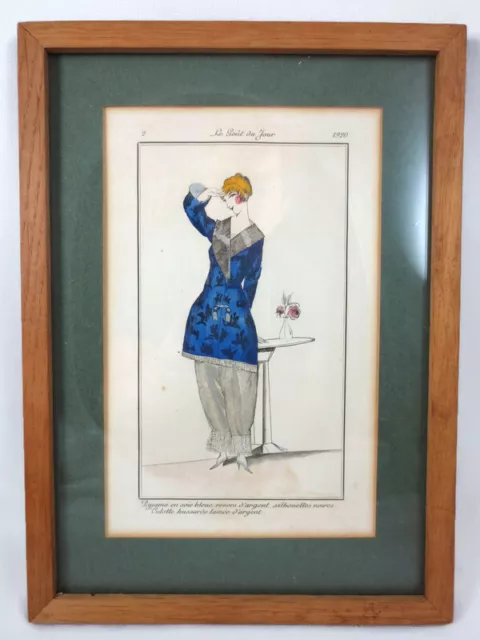 Vintage Art Deco 1920 Fashion Print Taste of the Day Le Gout du Jour French