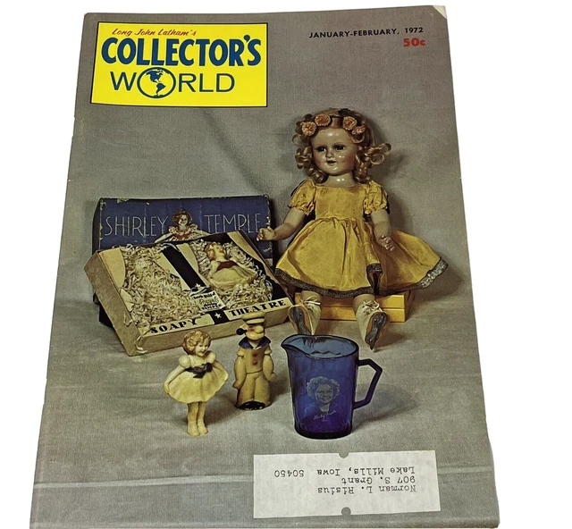 1972 COLLECTOR'S WORLD Magazine Gold Camp Rag Dolls Nutcracker ...