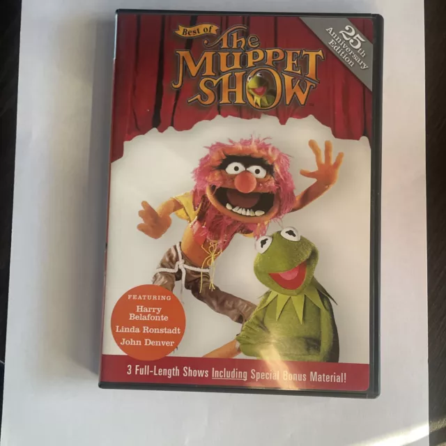 Best of The Muppet Show (2001, DVD) VG Insert Linda Ronstadt/John Denver
