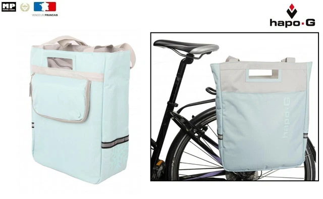 Porte-Bagages Vélo Vintage Avec Sacoches – Eroica – Fabriqué En France – Années 40/50