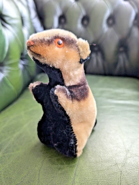 Peluche Cigogne Steiff Vintage - Mohair - Made In Germany 1950-60