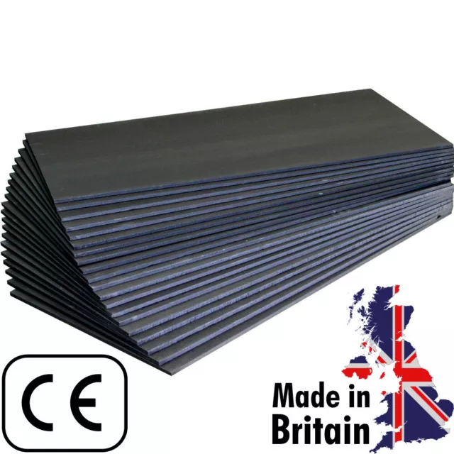 6mm & 10mm UNDERFLOOR UNDER FLOOR HEATING INSULATION XPS BOARDS (BLK)