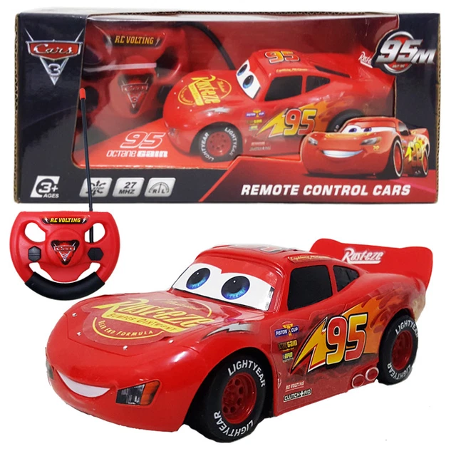 DISNEY PIXAR CARS Lightning Mcqueen Electric Rc Radio Remote Control