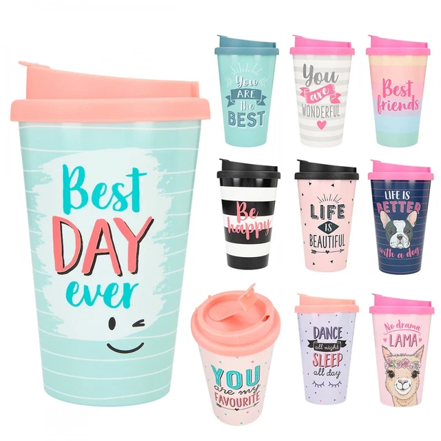 DEPESCHE 2180 - Stilvoller To-Go-Becher mit Motiv und Spruch
