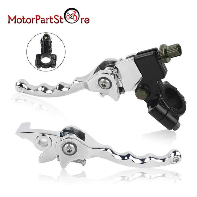 Levier D'Embrayage Gauche 7/8" 22mm | Pour Dirt Bike SSR 125cc, YZ80, RM80 | Alliage Aluminium
