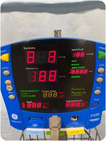 Ge Carescape Dinamap V100 Vital Signs Patient Monitor @ (315985)