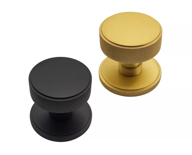 Carlisle Brass KNURLED Cupboard Pull Handles & Cabinet Knobs BRUSHED SATIN  BRASS