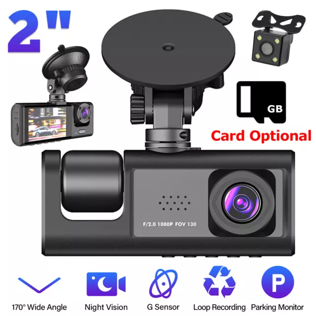 COBY High-Definition Car Dash cam | 1080P HD Wide-Angle Lens Car Camera |  Night Vision Camera Recording & Motion Detector | 2.2” Display Dashcam 