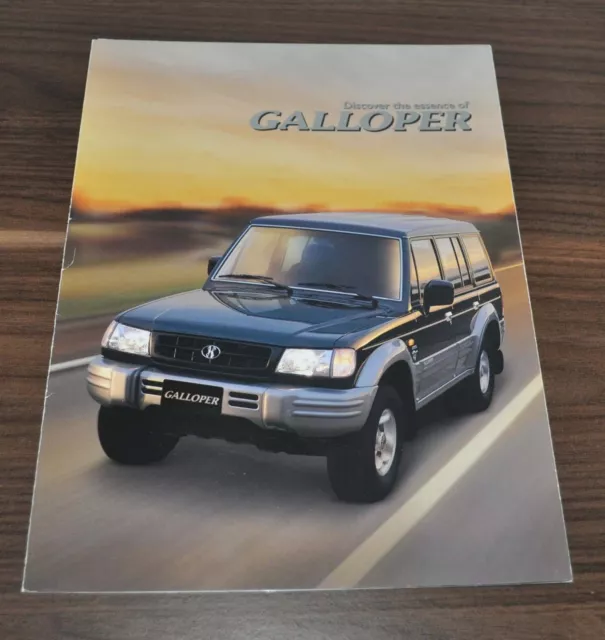 Hyundai Galloper Sales Brochure Prospekt EN
