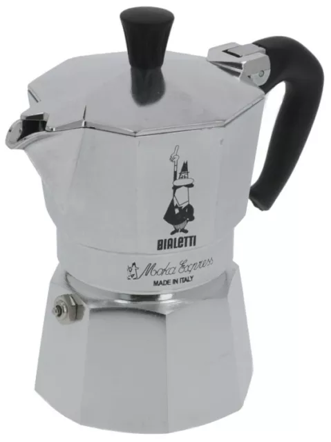 Bialetti Stove Top Coffee Maker Moka Express 3 Cup Espresso Genuine Italian Made