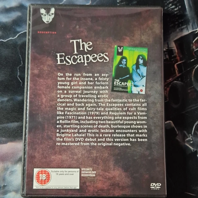 REDEMPTION THE ESCAPEES (Jean Rollin) [18] DVD Remastered Brigitte ...
