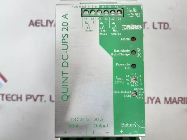 Phoenix contact quint dc-ups/24dc/20 power supply
