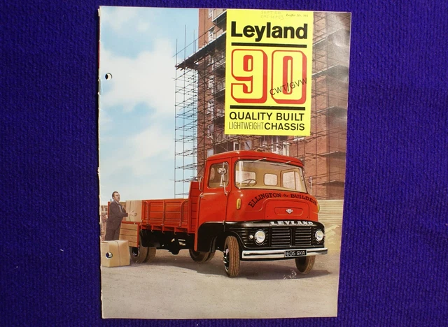 LEYLAND 90 CHASSIS Truck Lorry Brochure Literature Technical Data 1964 leyland-90-chassis-truck-lorry-brochure-literature-technical-data-1964