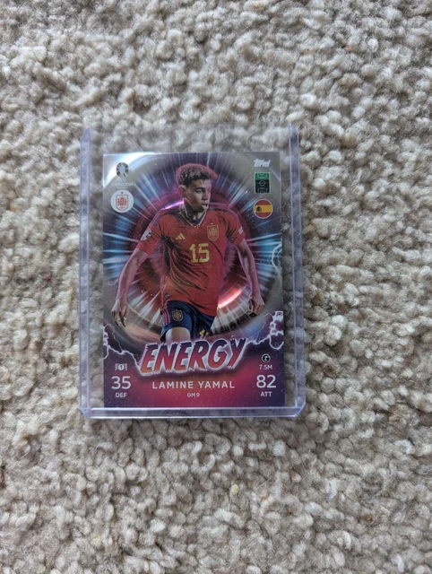 LAMINE YAMAL MATCH Attax Card Energy Euro 2024 EUR 23,00 - PicClick DE