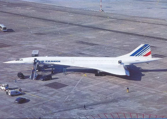 AIR FRANCE CONCORDE - Aviation Postcard Airlines-TAX-008