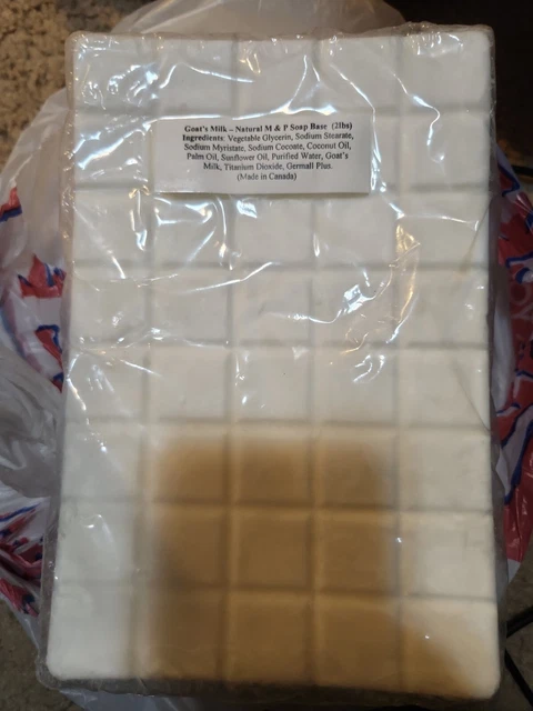 8 LIBRAS LECHE DE CABRA Natural DERRETIDA Y VERTER JABÓN SUMINISTROS BASE 4 x 2 libras barras
