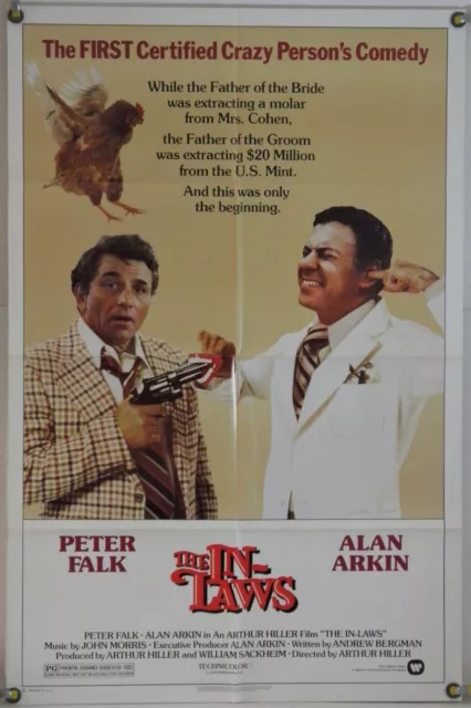 The In-Laws Ff Original One Sheet Movie Poster Peter Falk Alan Arkin (1979)