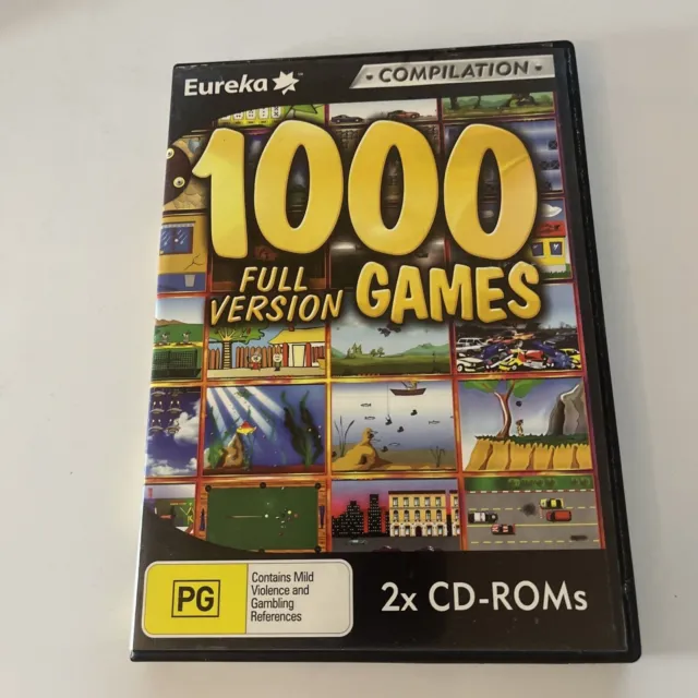 1000 FULL VERSION Games - PC - 2x CD-ROMs - PAL - Free Postage $8.50 - PicClick  AU
