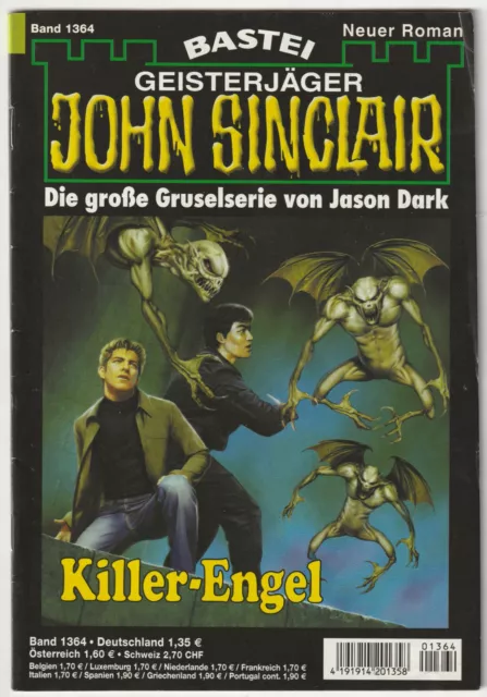 ✪ GEISTERJÄGER JOHN SINCLAIR #1364 Killer-Engel, Bastei HORROR-ROMANHEFT