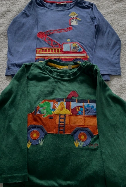 Jojo Maman Bebe Boys Long Sleeved Tops Aged 3 To 4