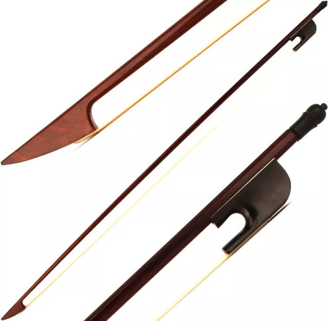 Pro Master Antique/Old Baroque Style Ironwood Violin Bow 4/4 Ebony Frog Fast 53g