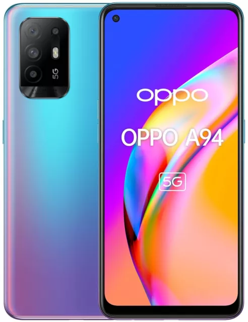 OPPO A94 5G 128GB cosmo blue Smartphone ohne Simlock Gut – Refurbished