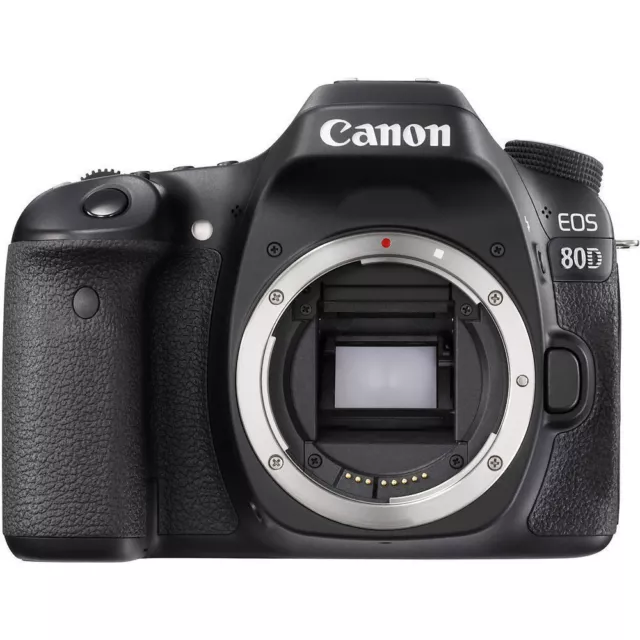 Canon EOS 80D 24.2MP Digital SLR Camera Body Only - Black
