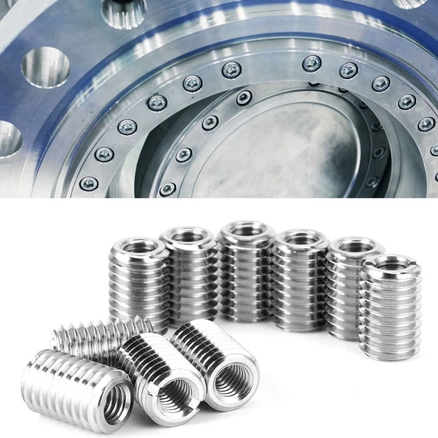 10Pcs Insert Nut Thread Repair Kit M6 X 1.0 Female And M10 X 1.5 Male Thread