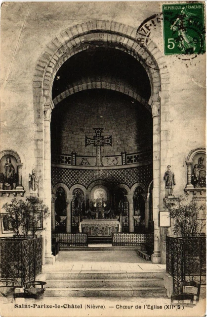 CPA AK St-PARIZE-le-Chatel - Church Choir (456416)