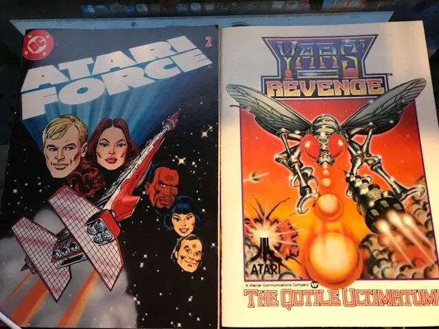 DC Atari Mini Comics - Yar's Revenge & Atari Force #2 *RARE*