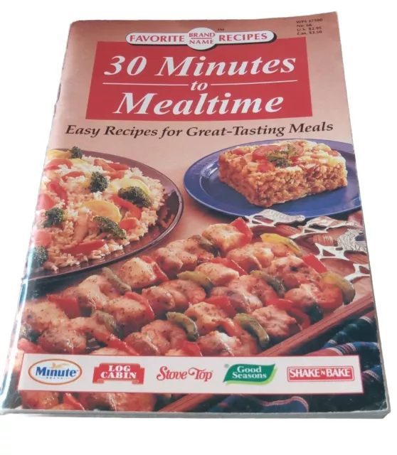 30 Minutes To Mealtime Favorite Brand Name Recipes Cookbook Easy Recipes
