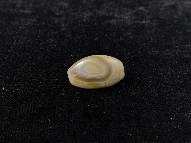 3000+ Years Old Authentic Ancient Rare Antique Tibetan Dzi Pyu Agate Eye Bead