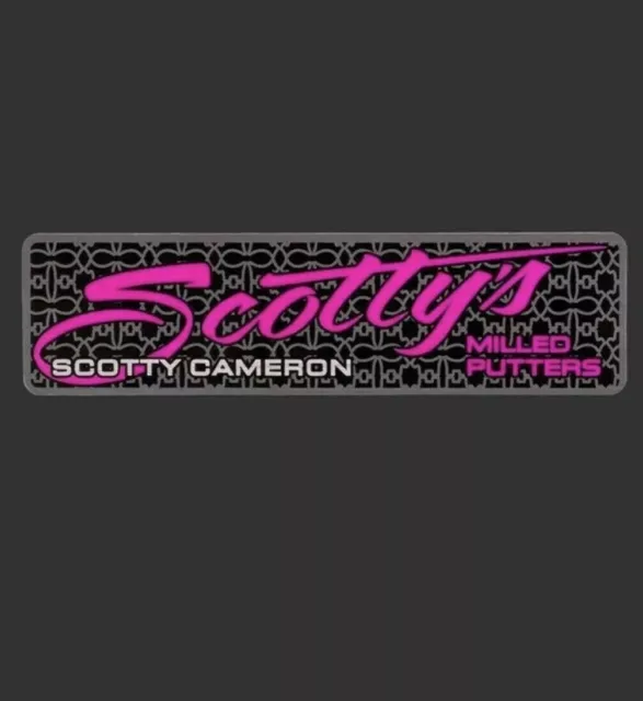 NEW Scotty Cameron Putters Pink Script Putter Shaft Band Sticker Decal
