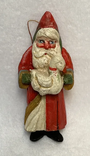 VINTAGE 1988 HOLIDAY Christmas SANTA Enchanted Forest HOUSE OF HATTEN ...