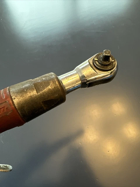 Snap On 1/4" Drive Soft Grip Mini Air Ratchet PTR200A Shop Tool 3