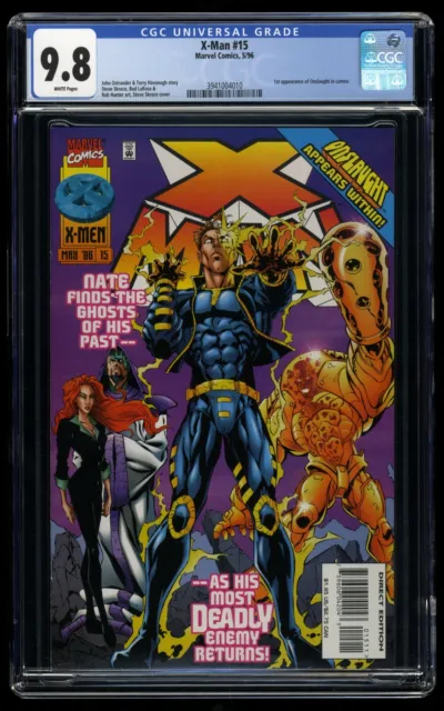 X-Man #15 CGC NM/M 9.8 White Pages 1st Onslaught Cameo Appearance! Marvel
