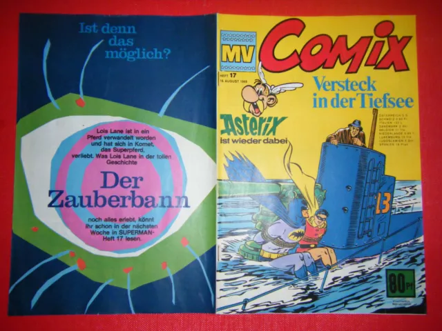 1 Heft aussuchen: Mickyvision " MV Comix 69 " Superman,Asterix..guter Zustand.