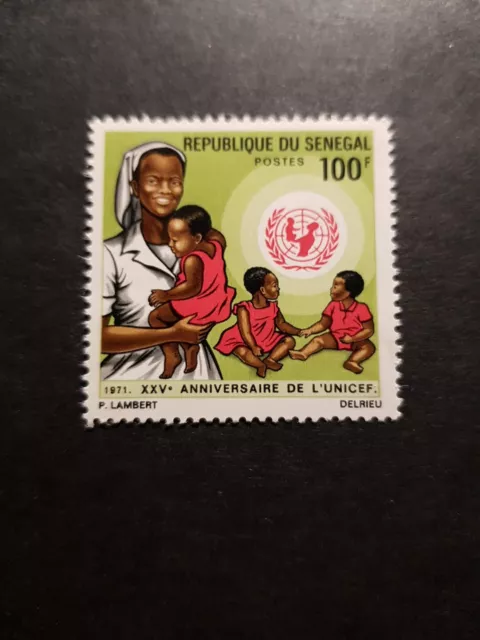 Briefmarke Senegal Afrika UNICEF N°357 Neu MNH 1965